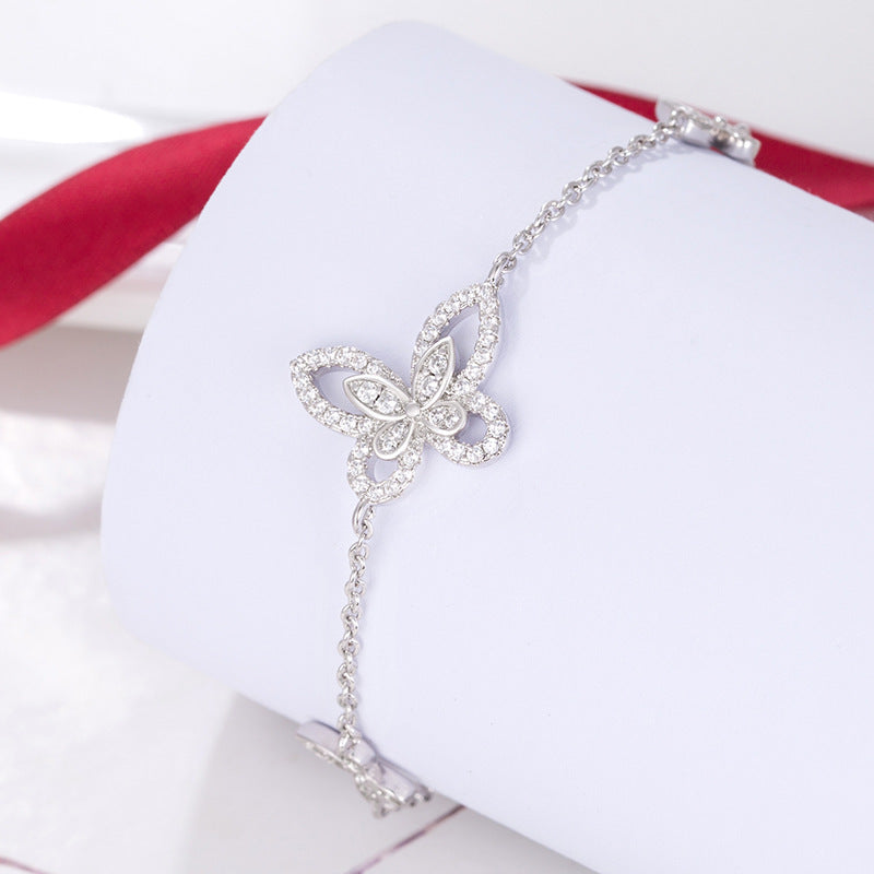 Butterfly triplet bracelet