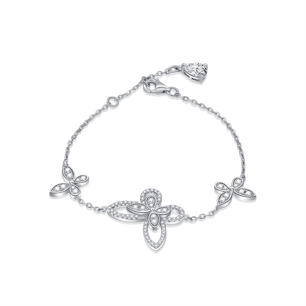 Butterfly triplet bracelet