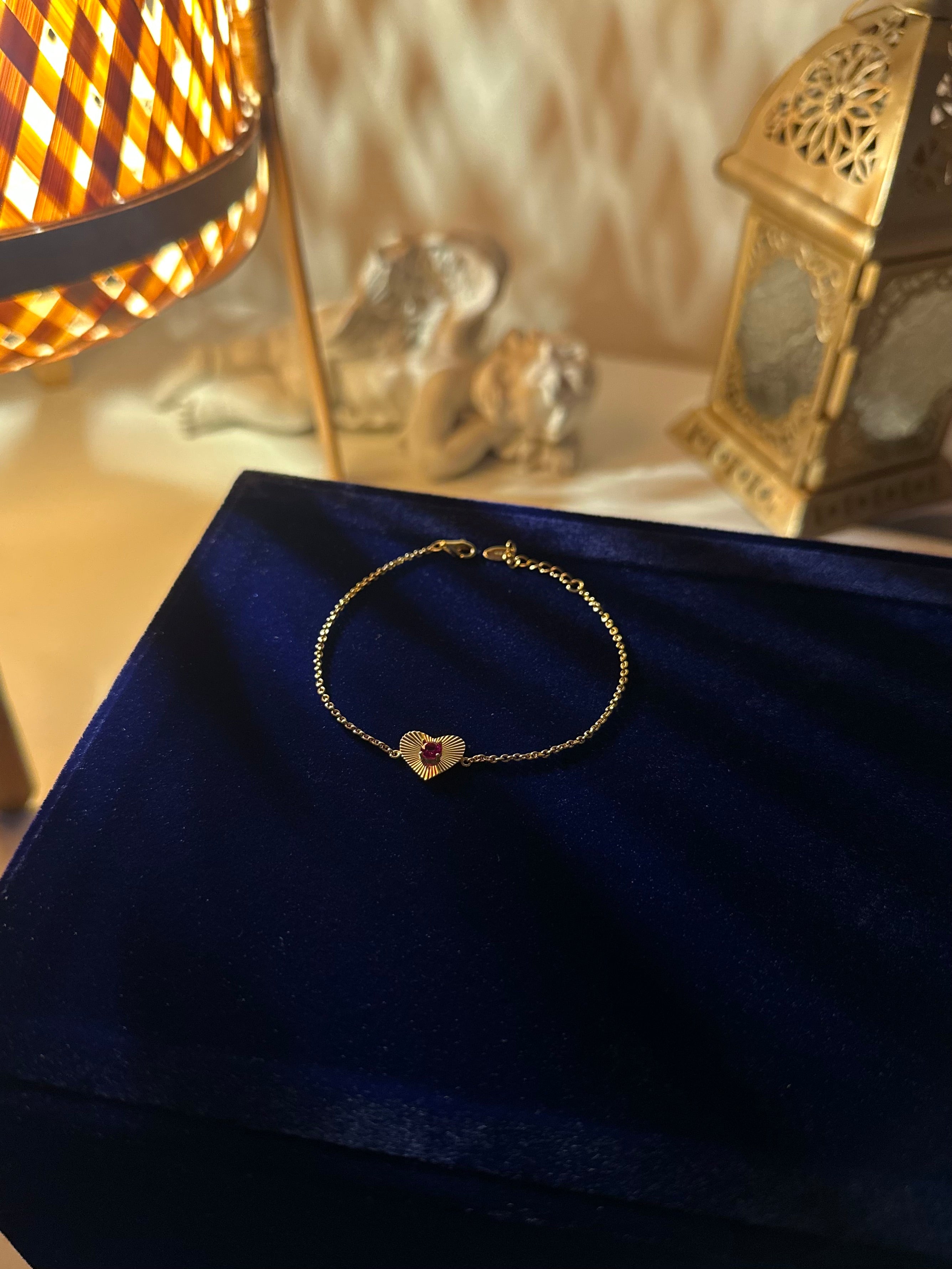 Heart of gold bracelet