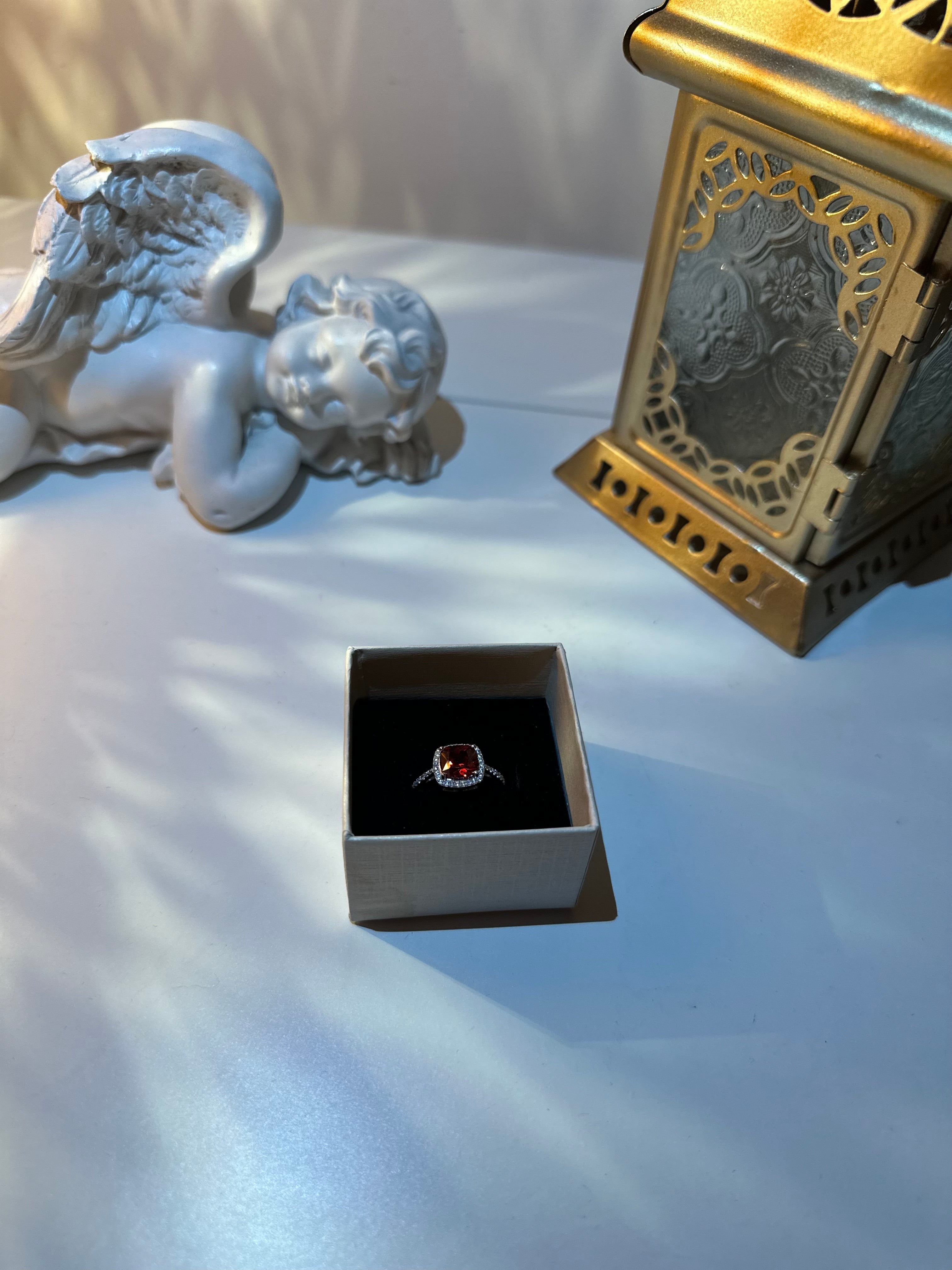 Garnet ring